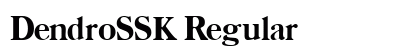 DendroSSK Regular preview