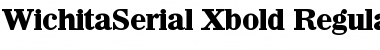 WichitaSerial-Xbold Regular Font