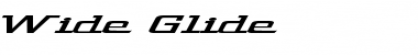 Wide Glide Regular Font