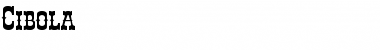 Cibola Font