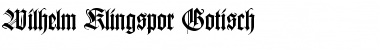 Download Wilhelm Klingspor Gotisch Font Download Wilhelm Klingspor Gotisch Font
