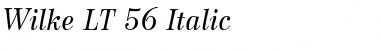 Wilke LT Roman Italic Font Wilke LT Roman Italic Font