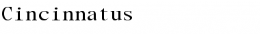 Download Cincinnatus Font