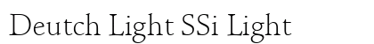 Deutch Light SSi Light preview