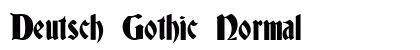 Deutsch Gothic Normal preview