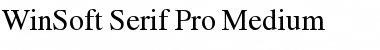 Download WinSoft Serif Pro Font