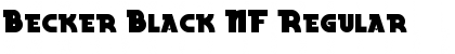 Download Becker Black NF Font