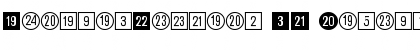 CircledNumbers DB Regular Font