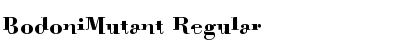 BodoniMutant Regular Font