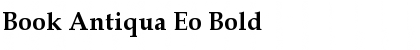 Book Antiqua Eo Font