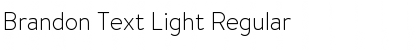 Brandon Text Light Font