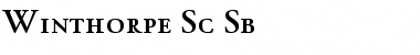 Winthorpe SmallCaps SemiBold Font