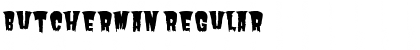 Butcherman Regular Font