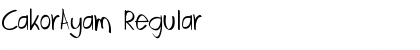 Download CakorAyam Font