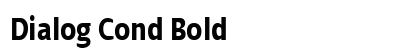 Dialog Cond Bold preview