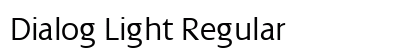 Dialog Light Regular Preview