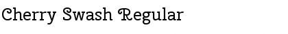 Cherry Swash Font