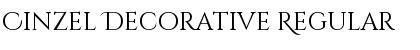 Cinzel Decorative Regular Font