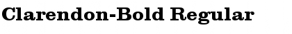 Clarendon-Bold Font
