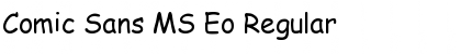 Comic Sans MS Eo Regular Font