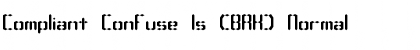 Download Compliant Confuse 1s (BRK) Font