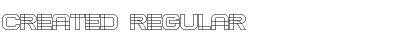 Created Regular Font Created Regular Font