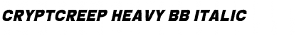 CryptCreep Heavy BB Font