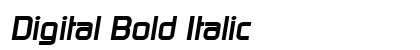 Digital Bold Italic preview