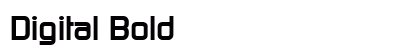 Digital Bold preview