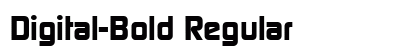 Digital-Bold Regular preview