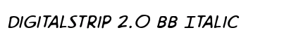 DigitalStrip 2.0 BB Italic Preview
