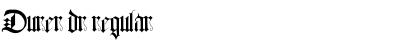 Durer dr Font