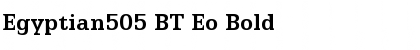 Egyptian505 BT Eo Font
