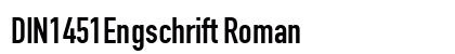 DIN1451Engschrift Roman preview
