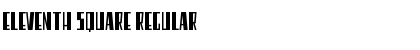 Eleventh Square Regular Font Eleventh Square Regular Font