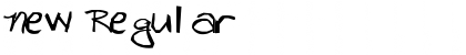 New Regular Font