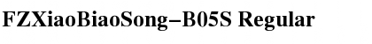 FZXiaoBiaoSong-B05S Font