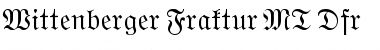 Wittenberger Fraktur MT Dfr Regular Font