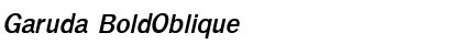 Garuda BoldOblique Font