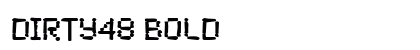 Dirty48 Bold preview