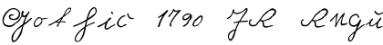 Gothic 1790 JR Font