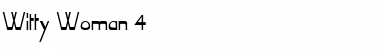 Download Witty Woman 4 Font Download Witty Woman 4 Font