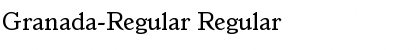 Granada-Regular Regular Font