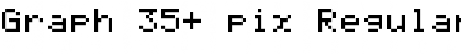 Graph 35+ pix Font