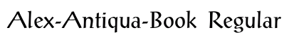 Alex-Antiqua-Book Regular