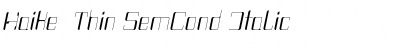 Download Haike Thin SemCond Font Download Haike Thin SemCond Font