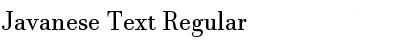 Download Javanese Text Font Download Javanese Text Font