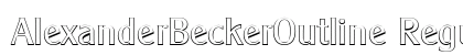 AlexanderBeckerOutline Regular