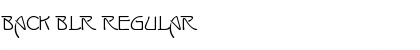 Download Back Blr Font Download Back Blr Font