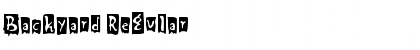Download Backyard Font Download Backyard Font